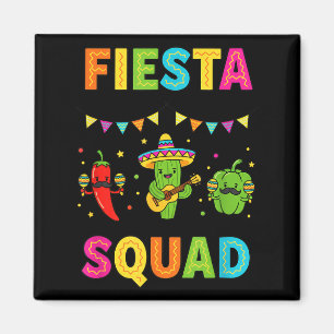 Fiesta-Truppe süße Kapsikumpflanze Paprika Kinder Magnet