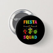 Fiesta-Truppe süßer Kaktus Paprika bell Paprika Ki Button (Vorne & Hinten)