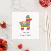 Fiesta und Fun Piñata Mexican Llama Erster Geburts Serviette (Beispiel)
