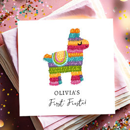 Fiesta und Fun Piñata Mexican Llama Erster Geburts Serviette