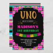 Fiesta-UNO-Einladung Einladung (Vorne/Hinten)