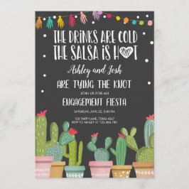 Fiesta Verlobung Einladung Brautparty Paare