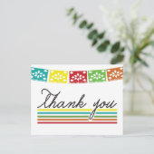 Fiesta Vielen Dank Post Card Postkarte (Stehend Vorderseite)