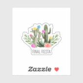 Fiesta Vinyl Sticker (Blatt)