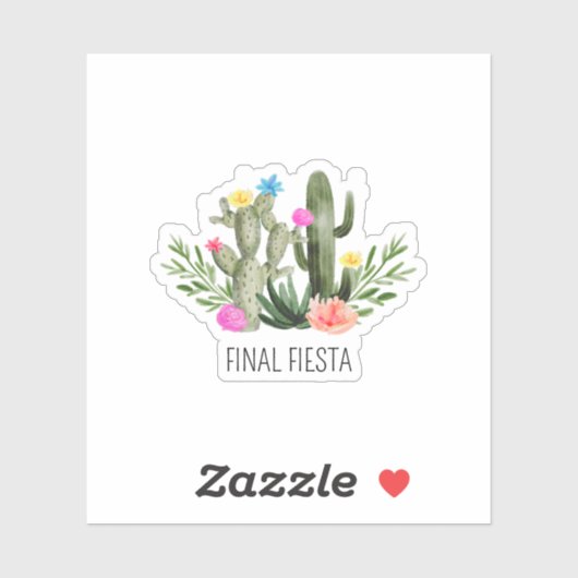 Fiesta Vinyl Sticker (Blatt)