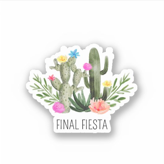 Fiesta Vinyl Sticker (Vorderseite)