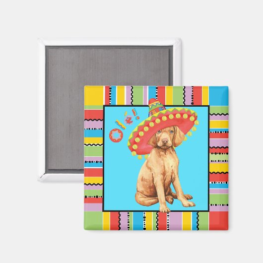 Fiesta Vizsla Magnet (Vorderseite/Rückseite)