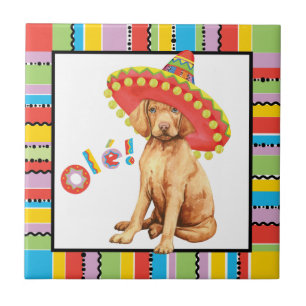 Fiesta Vizsla Tile Fliese