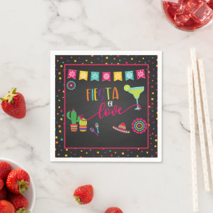 Fiesta von Liebe Polterabend Napkin Serviette