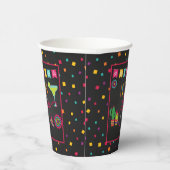 Fiesta von Liebe Polterabend Papier Cup - schwarz Pappbecher (Rechts)