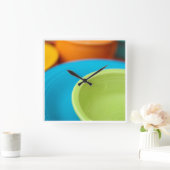 Fiesta-Wanduhrwaren Quadratische Wanduhr (Zuhause)