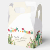 Fiesta Watercolor Cactus Mexican Brautparty Geschenkschachtel (Geöffnet)