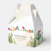 Fiesta Watercolor Cactus Mexican Brautparty Geschenkschachtel (Vorderseite)