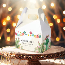 Fiesta Watercolor Cactus Mexican Brautparty