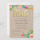 Fiesta Wedding Einladung (Vorderseite)