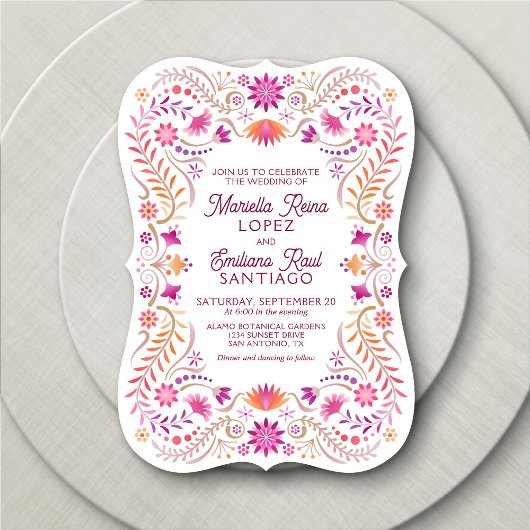 Fiesta Wedding Einladung
