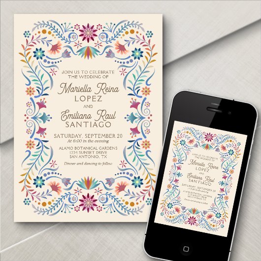 Fiesta Wedding Einladung