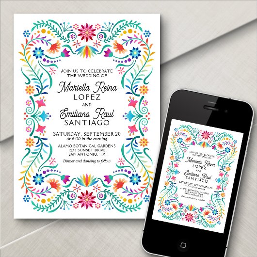 Fiesta Wedding Einladung