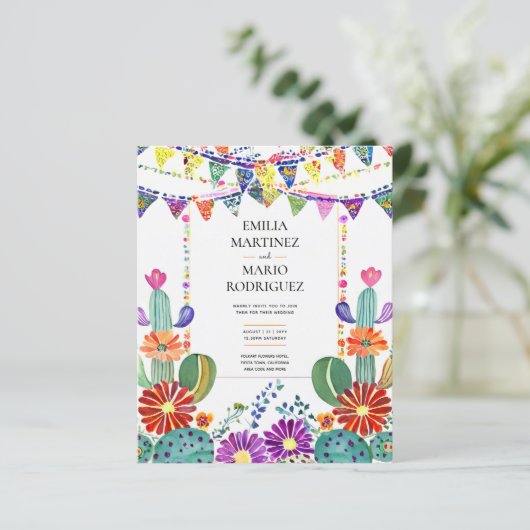 FIESTA WEDDING - Folkart-Blume Moderne (Stehend Vorderseite)