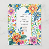 FIESTA WEDDING - Folkart-Blume Moderne (Vorderseite)