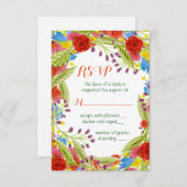 Fiesta Wedding RSVP (Vorne/Hinten)