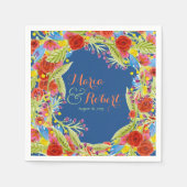 Fiesta Wedding Serviette (Vorderseite)