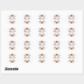 Fiesta Wedding Stickers - Anpassen für Ihre Verans (Blatt)