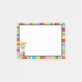 Fiesta Weimaraner Post-it Notes Klebezettel (Vorderseite)