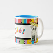 Fiesta Weimaraner Zwei-Tone-Kaffee-Tasse Zweifarbige Tasse (VorderseiteRechts)