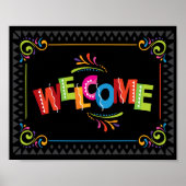 Fiesta WELCOME Signa Print Poster (Vorne)