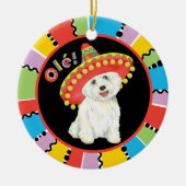 Fiesta Westie Keramikornament (Vorne)
