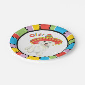 Fiesta Westie Pappteller (Schrägansicht)