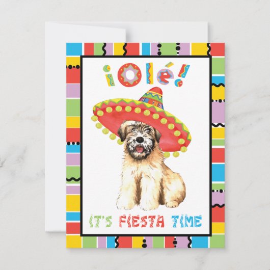 Fiesta Wheaten Einladung (Vorderseite)