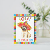 Fiesta Wheaten Einladung (Stehend Vorderseite)