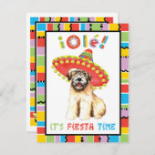 Fiesta Wheaten Einladung (Vorne/Hinten)