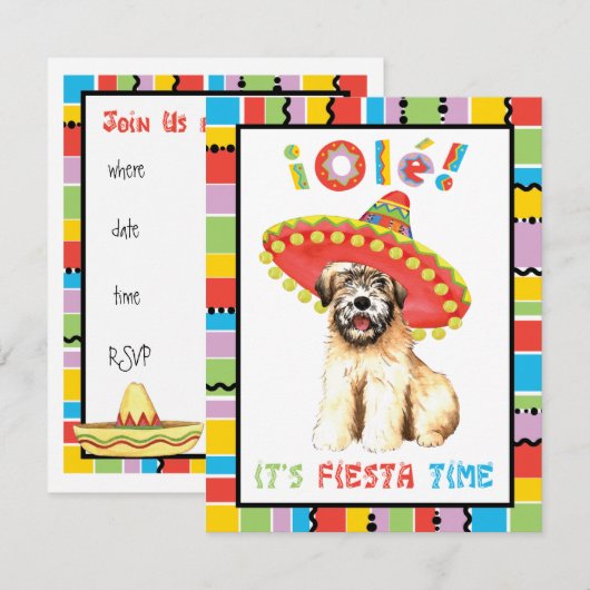 Fiesta Wheaten Einladung (Vorne/Hinten)