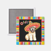 Fiesta Wheaten Magnet (Vorderseite/Rückseite)