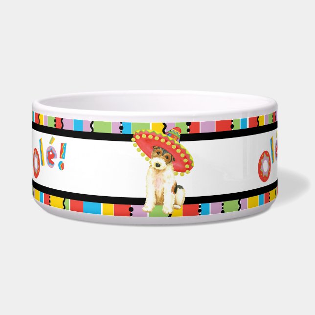 Fiesta Wire Fox Terrier Napf (Links)