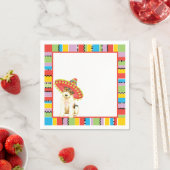 Fiesta Wire Fox Terrier Serviette (Beispiel)