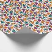Fiesta Wrap Royale Geschenkpapier (Ecke)