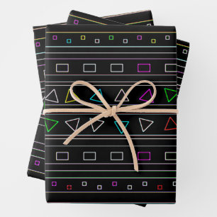 Fiesta Wrapping Paper Flat Sheet Set 3 Geschenkpapier Set