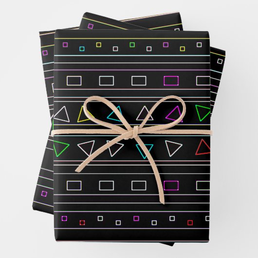Fiesta Wrapping Paper Flat Sheet Set 3 Geschenkpapier Set (Beispiel)