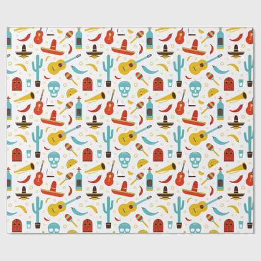 Fiesta Wrapping Paper Geschenkpapier (Flach)