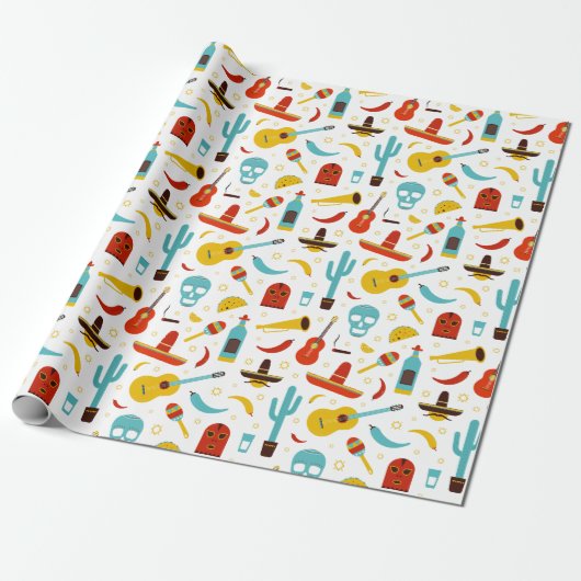 Fiesta Wrapping Paper Geschenkpapier (Ungerollt)