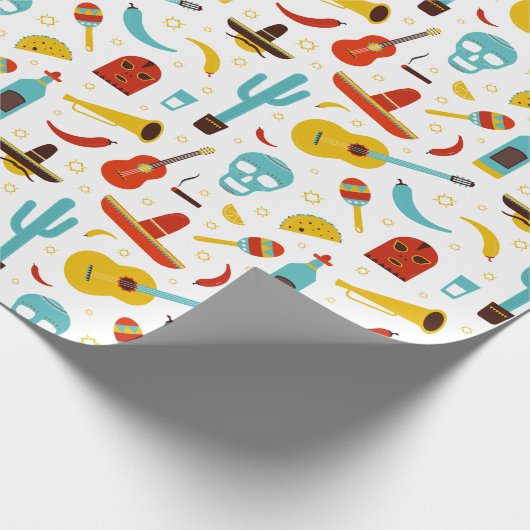 Fiesta Wrapping Paper Geschenkpapier (Ecke)