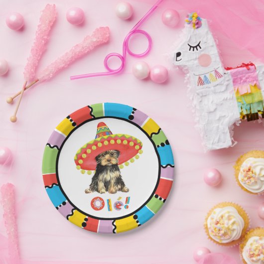Fiesta Yorkie Pappteller (Party)