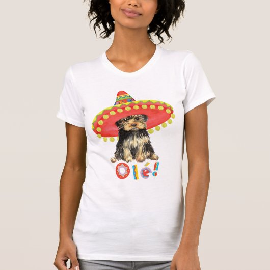 Fiesta Yorkie T-Shirt (Vorderseite)