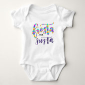 Fiestadann Siesta - Kalligraphie-Baby-Bodysuit Baby Strampler (Vorderseite)