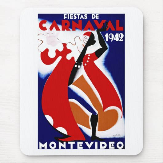 Fiestas de Carnaval ~ Montevideo Mousepad (Vorne)