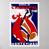 Fiestas de Carnaval ~ Montevideo Poster (Vorne)